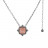 Chaine Acier Cabochon Rhodonite
