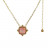Chaine Acier Cabochon Rhodonite