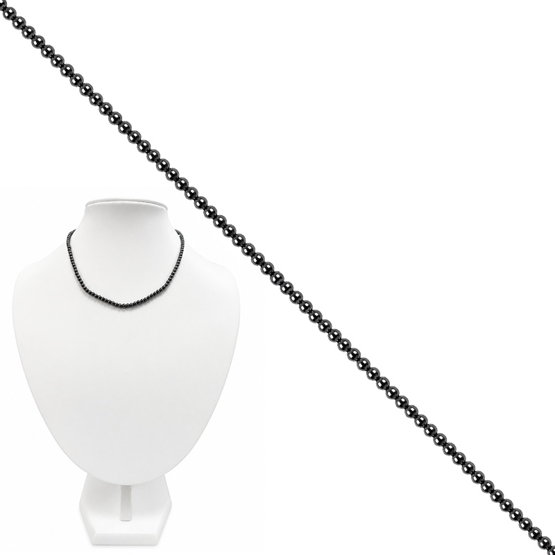 Collier boules 4 à 10 mm - 42cm