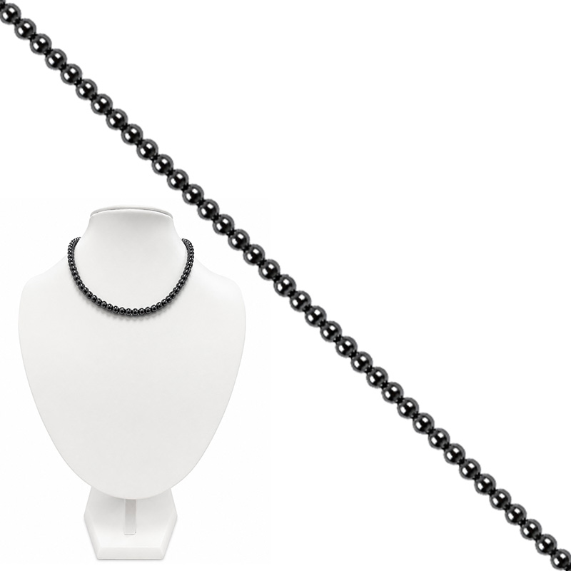 Collier boules 4 à 10 mm - 42cm