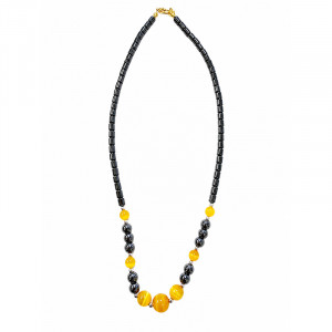 Collier avec oeil de chat 10 pcs