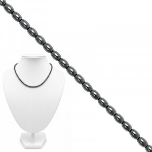 Collier olives 4X6mm 42cm 10 pces