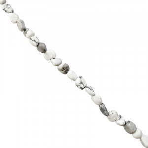 Collier howlite grains