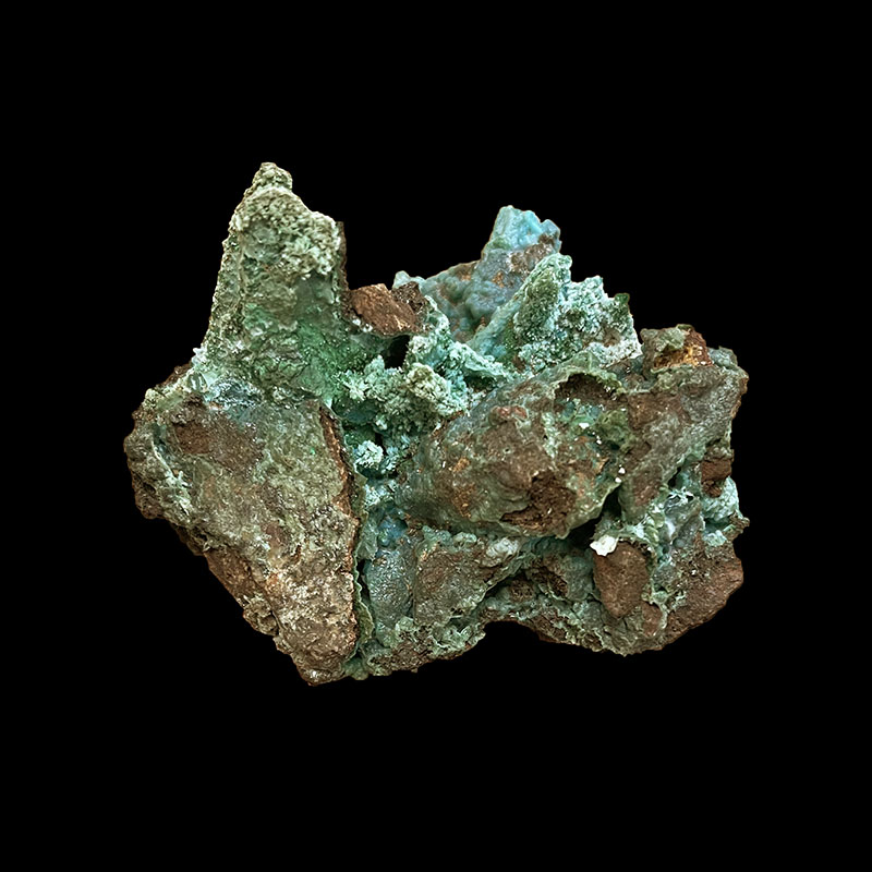 Pseudomorphose d'Azurite Chrysocolle - Congo - Pièce unique - CHRCO110