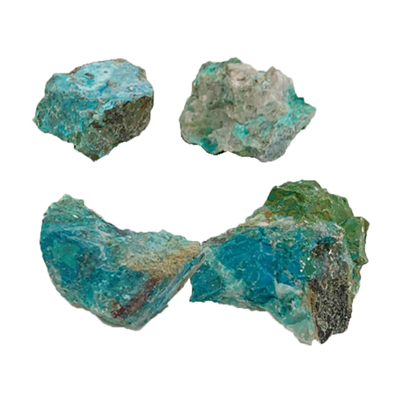 Chrysocolle extra pierre bute en provenance du Pérou - Le kg - 3 à 6 cm