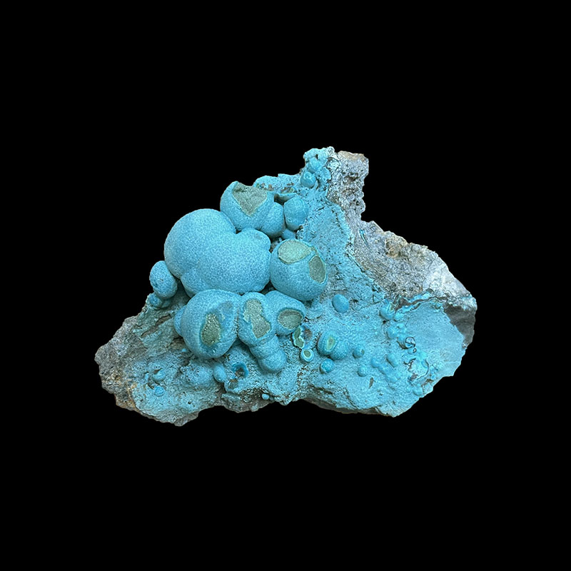 Chrysocolle et Malachite - Congo - Pièce unique - CHRMA85