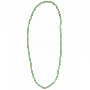 Collier Jade Birmanie Perle Bronze