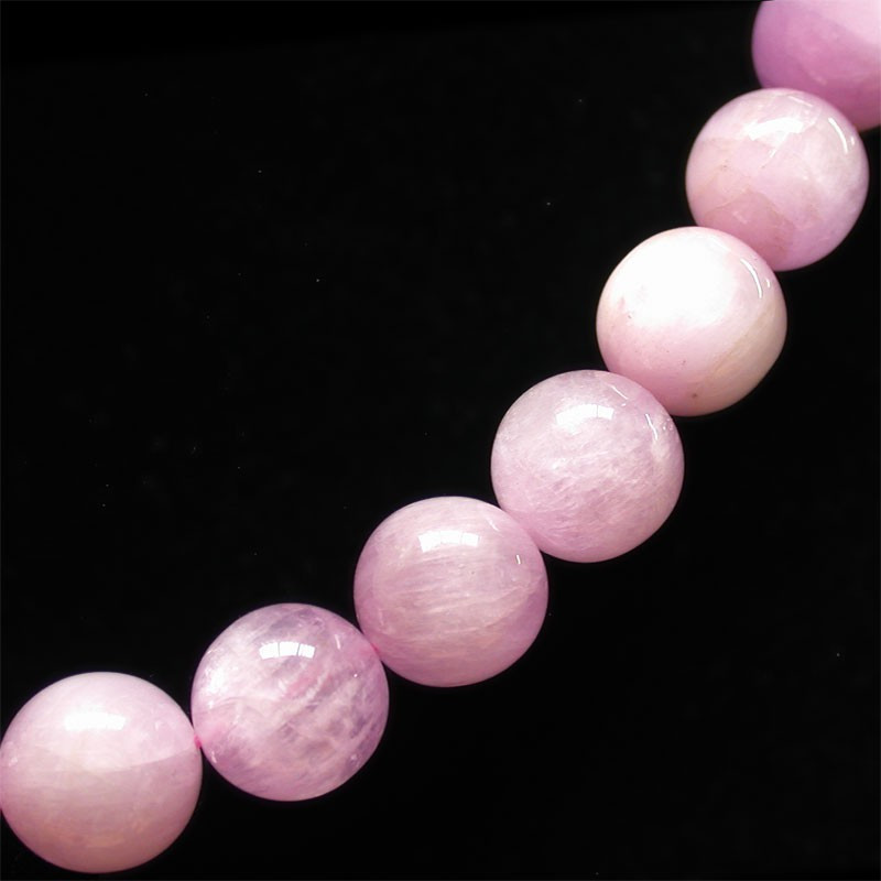 Collier Kunzite chute 6/14 mm 48cm