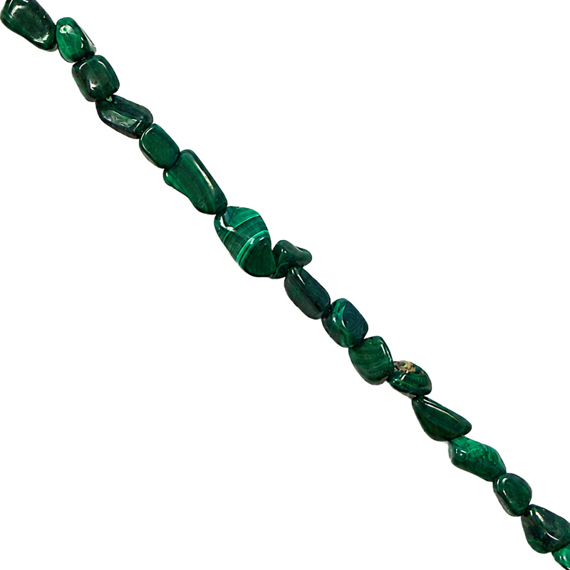Collier malachite grains