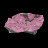 Cobaltocalcite rose cristallisée sur gangue - Congo - Pièce unique COB100