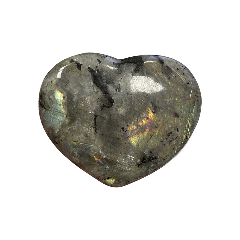 Coeur en labradorite - La pièce