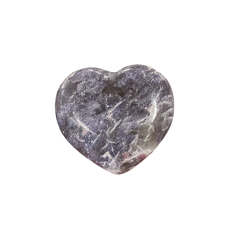 Coeur - Lepidolite - la pièce