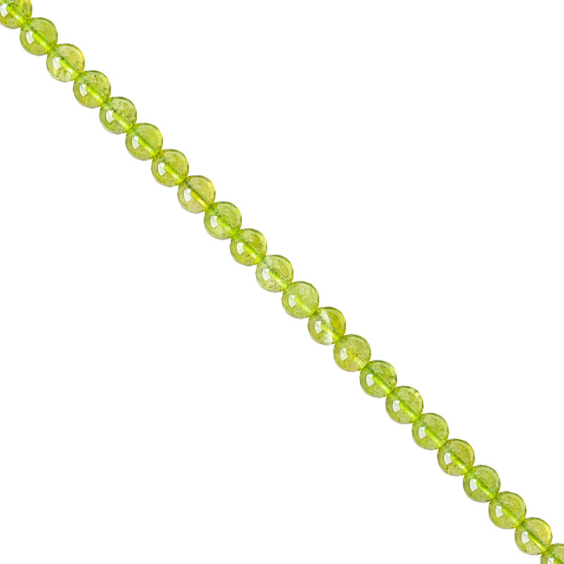 Collier Perles Péridot