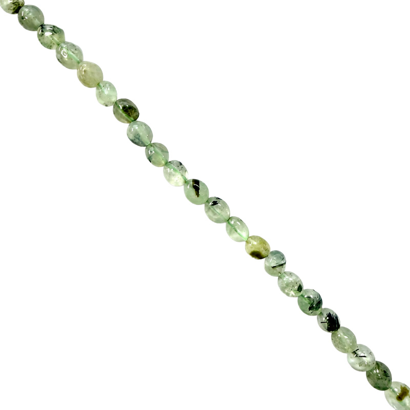 Collier préhnite grains