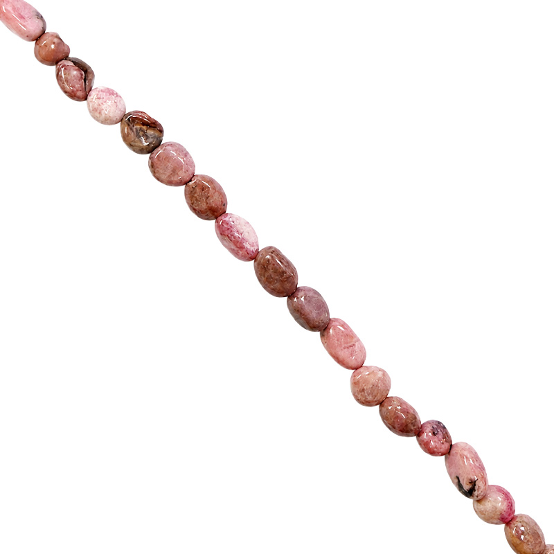 Collier rhodonite grains
