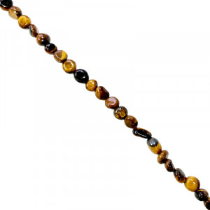 Collier oeil de tigre grains