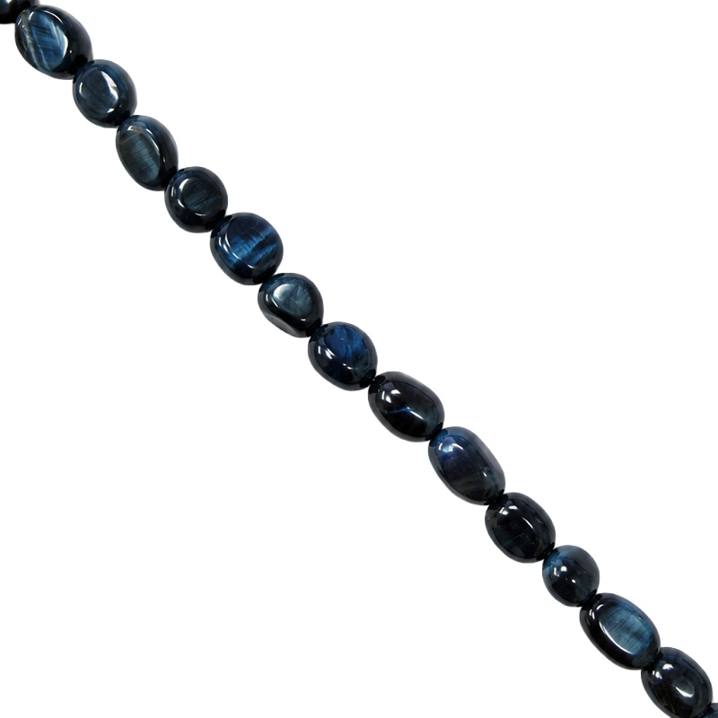 Collier oeil de faucon grains