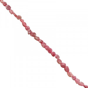 Collier tourmaline rose grains