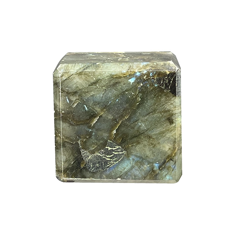 Cube flottant - Labradorite - la pièce