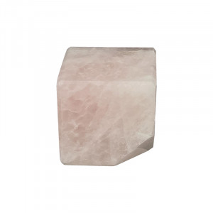 Cube flottant - Quartz rose - la pièce