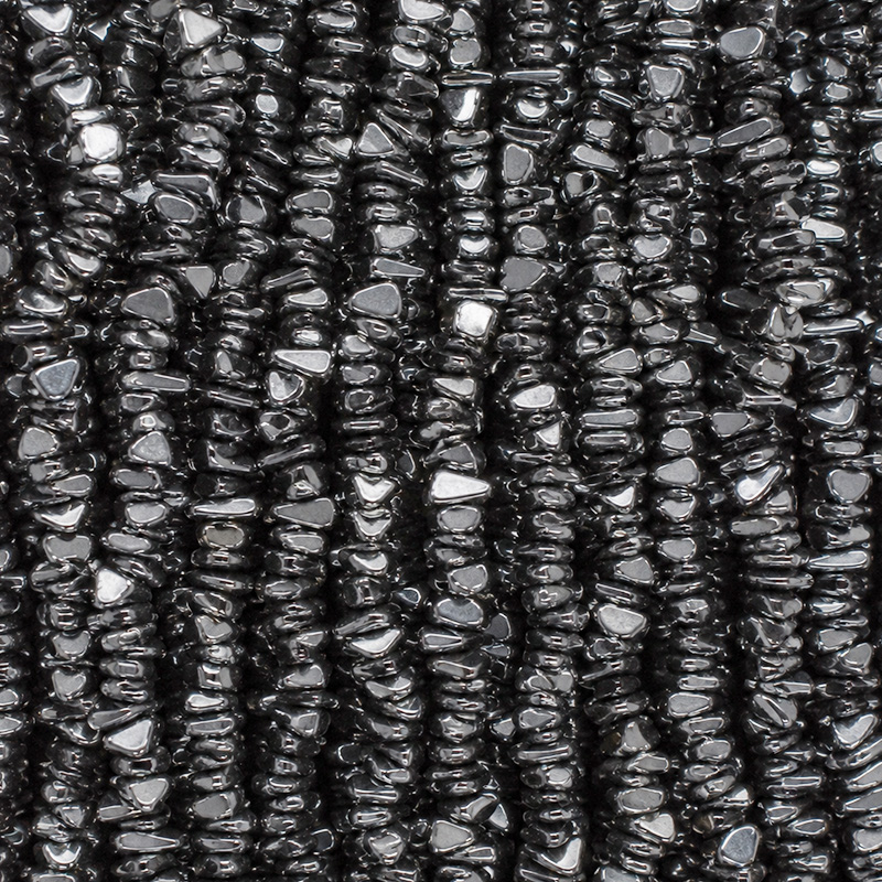 Collier Hématite baroque - 42 cm - Lot de 10 pièces