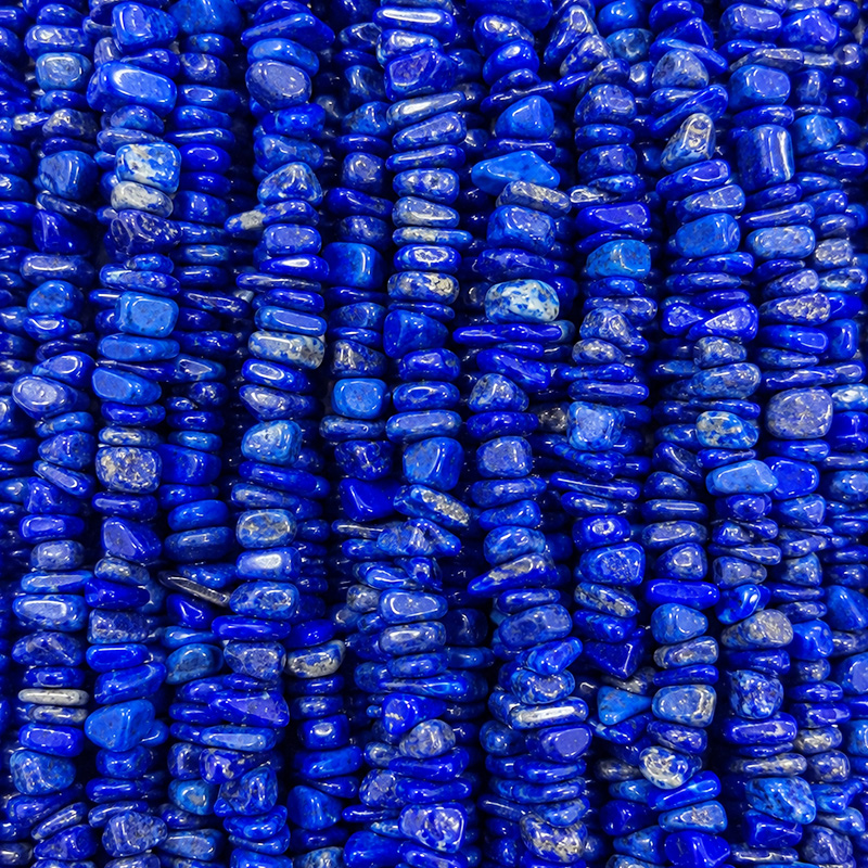 Collier Lapis-Lazuli Extra Baroque – 85 cm – Lot de 10 pièces