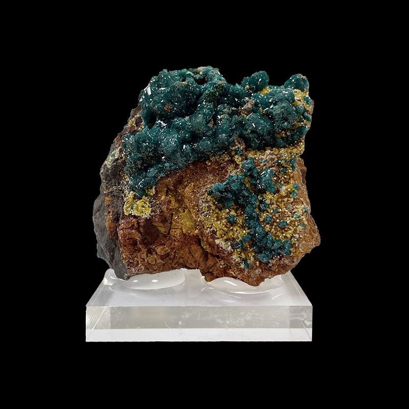 Dioptase et Mimétite - Congo - Pièce unique - DIOPC400