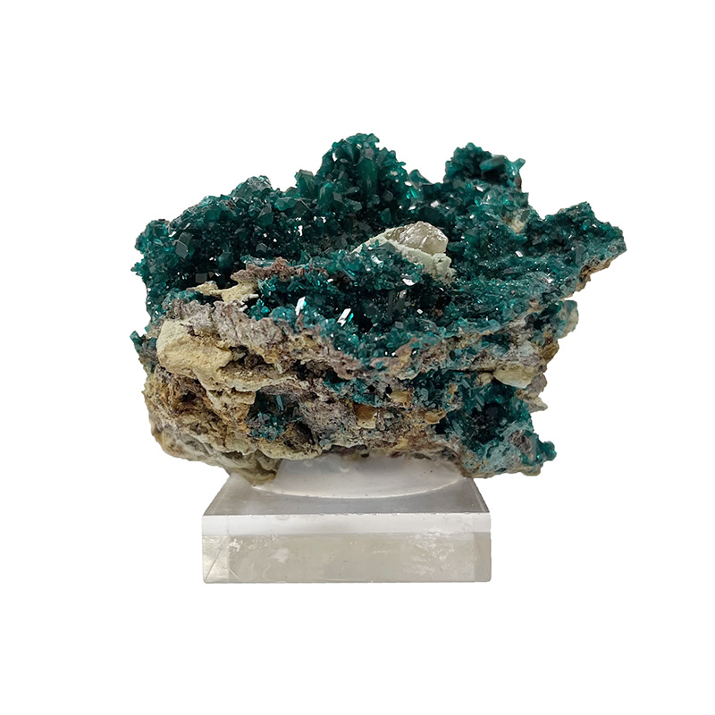 Dioptase et Mimétite - Congo - Pièce unique - DIOPC700