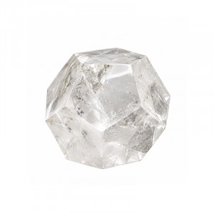 Dodécaèdre en Cristal de roche