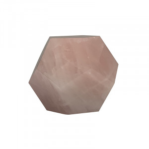 Dodecaèdre en quartz rose