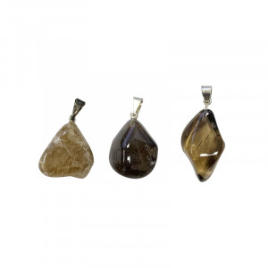 Pendentif Quartz fumé - 5 pièces