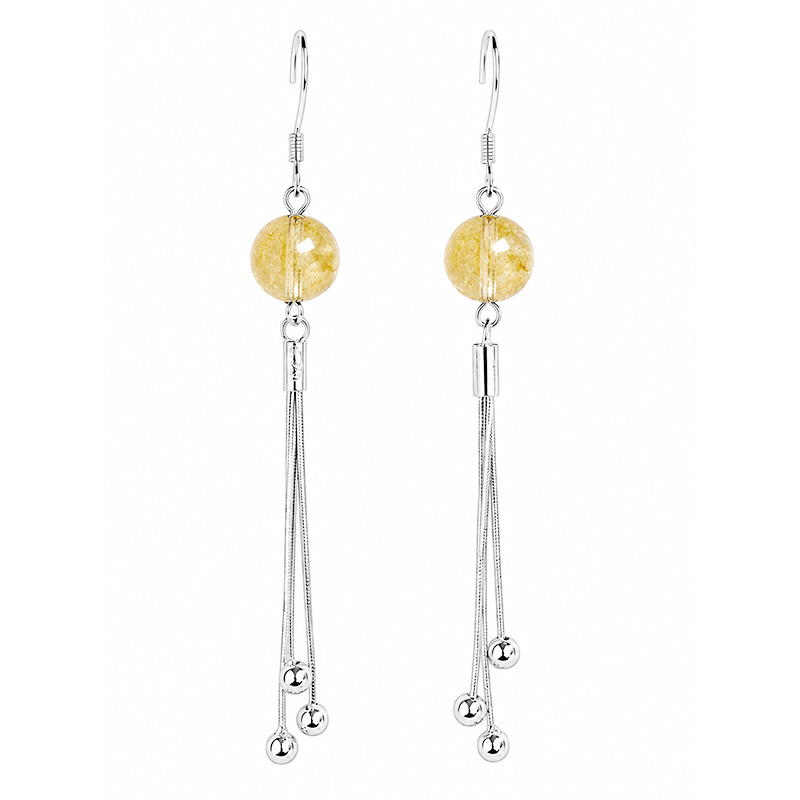 Boucles d'oreilles 8mm, différentes pierres, argent 0.925