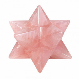 Etoile en Quartz rose
