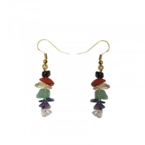 BOUCLES D'OREILLES 7 CHAKRAS 10 PRS