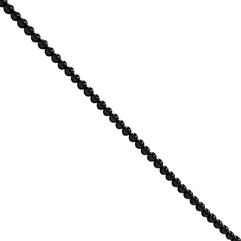Fil - Onyx noir - 4 mm
