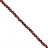 FIL 6 ou 8 MM - 39 CM - Bois de Palissandre