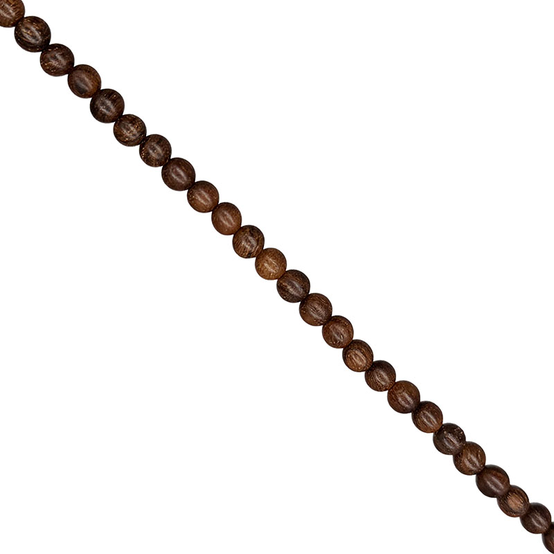 FIL 6 ou 8 MM - 39 CM - Bois de Santal Doré