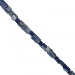 Fil carré Sodalite 4 mm - La pièce