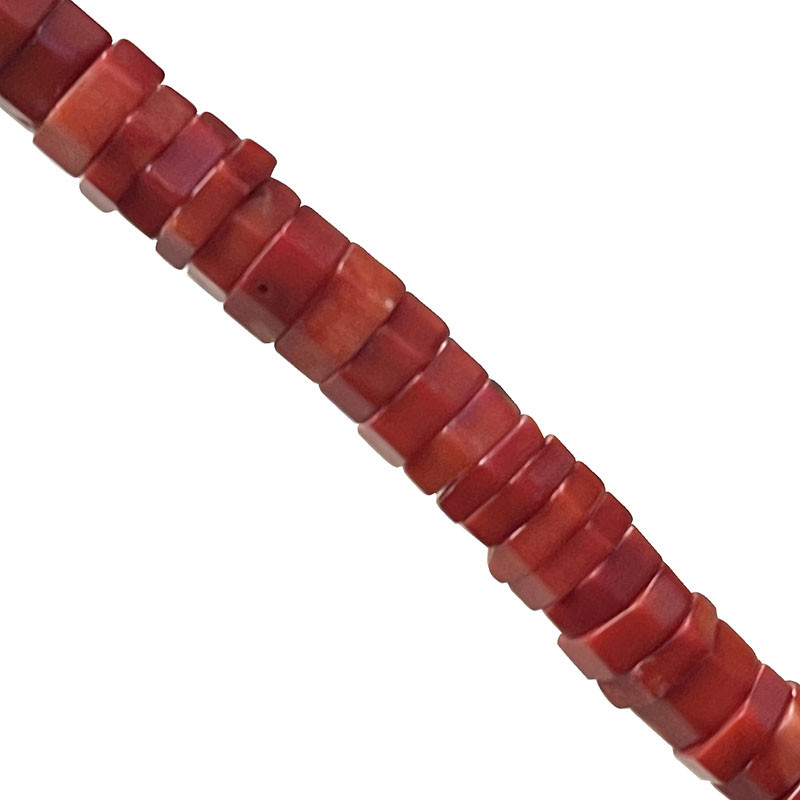 Fils - Bambou de mer teinté rouge - 3 pièces
