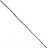 Fil Hématite Galvanisée Argentée 40 cm – Perles Carrées Arrondies