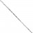 Fil Hématite Galvanisée Argentée 40 cm – Perles Carrées Tronquées