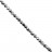 Fil Hématite Galvanisée 40 cm – Perles Icosaèdre - Doré Argenté