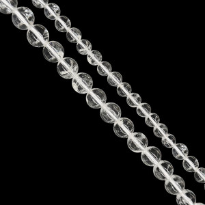 FIL 6 ou 8 MM - 38 CM - Cristal de Roche