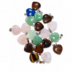 Pendentif Coeurs lot 20 pces assorties
