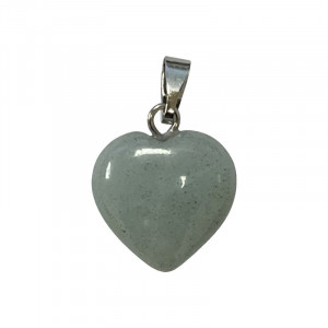 Pendentif Coeur Amazonite 10 pièces