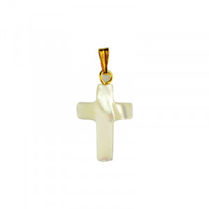 Pendentif Croix Nacre 10 pces