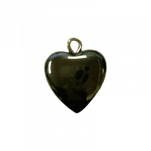 Pendentifs Coeurs Hématite - sans Bélière - 20 pces