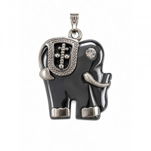 Pendentifs Elephant Hématite 10 pces