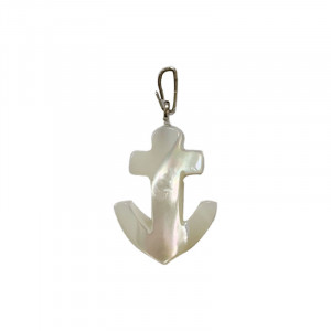 Pendentif Ancre Nacre - 10 pièces