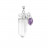 Pendentif Double Cristal en Pierre Naturelle - La pièce
